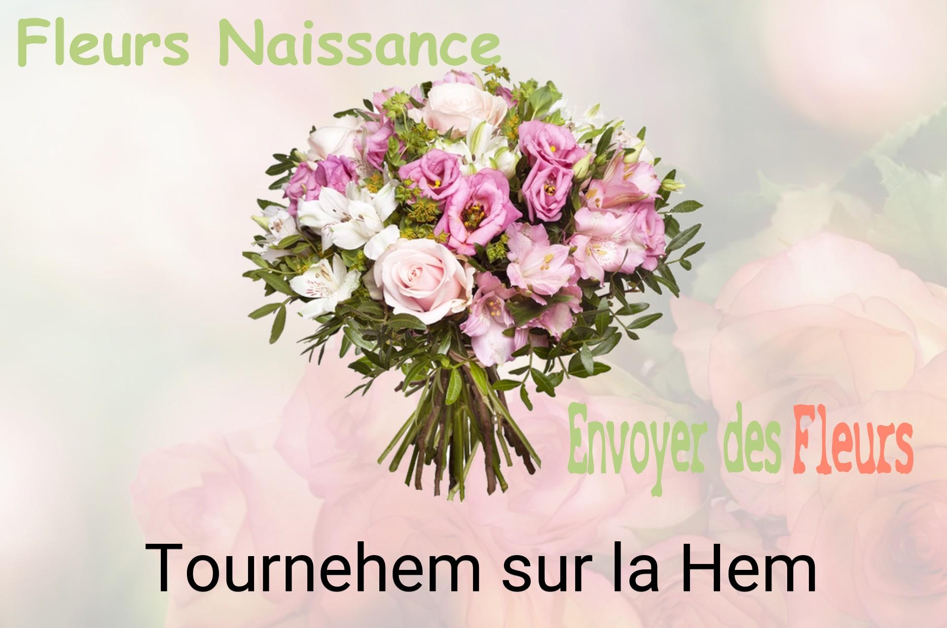 Bouquet de fleurs de naissance livré à Tournehem-sur-la-Hem